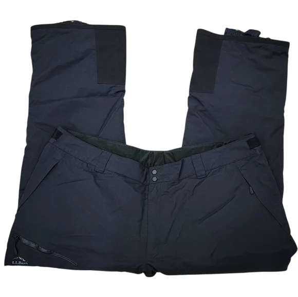 L.L.Bean Wildcat Waterproof Insulated Black Snow Ski Pants Women's Size 3X Plus - Picture 9 of 17